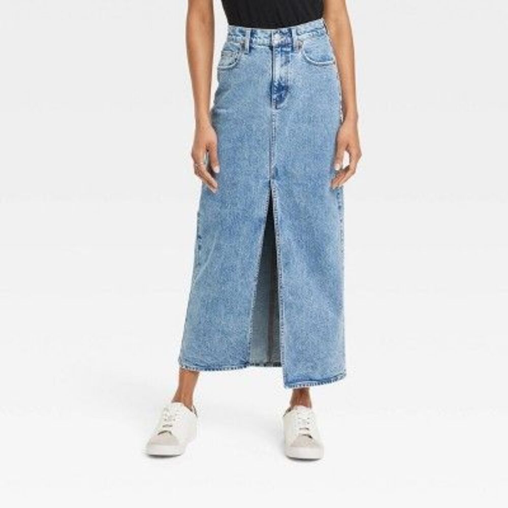 Universal Thread Denim Maxi Skirt